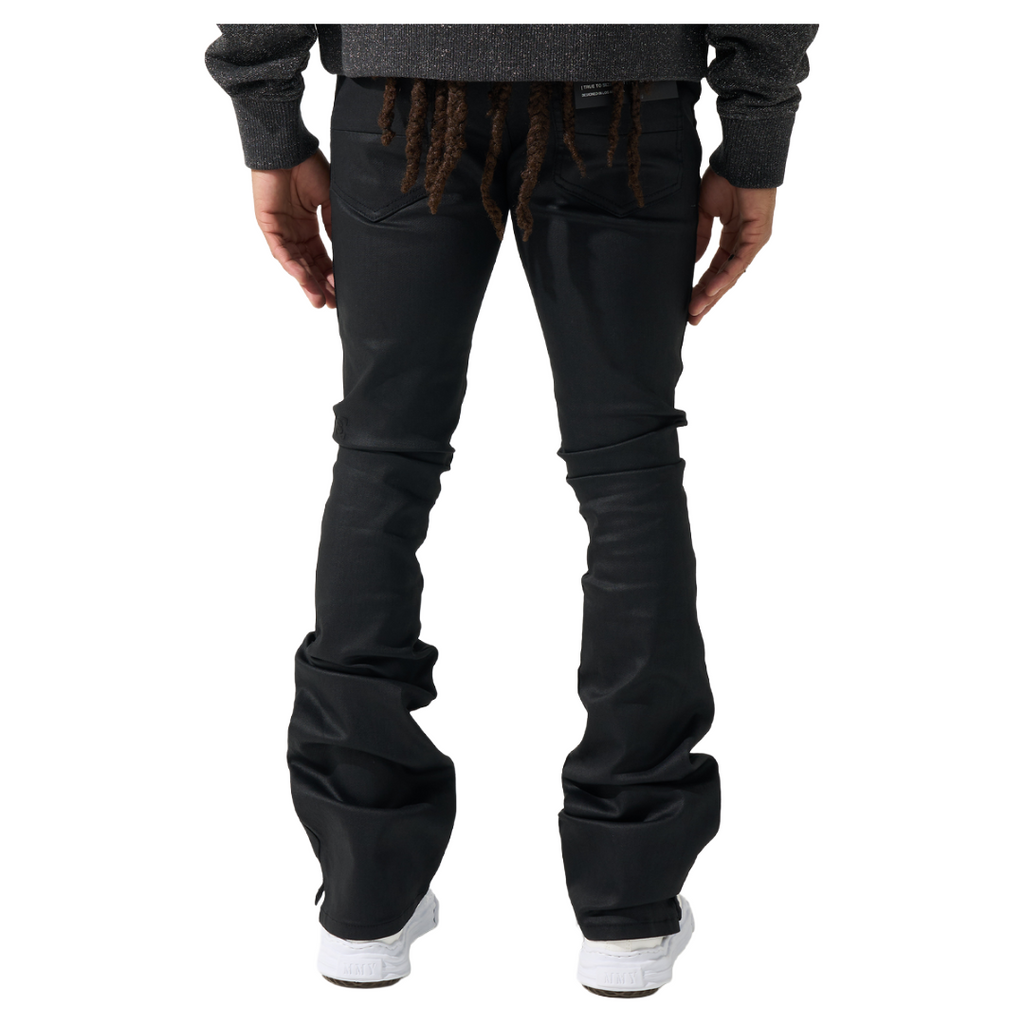 SERENEDE| CAVIAR STACKED JEANS