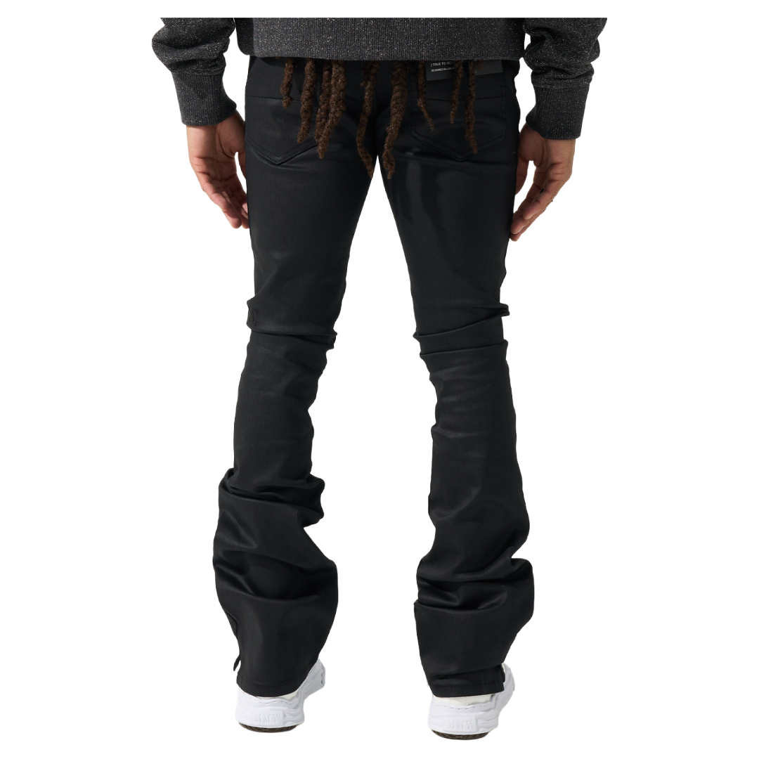 SERENEDE| CAVIAR STACKED JEANS