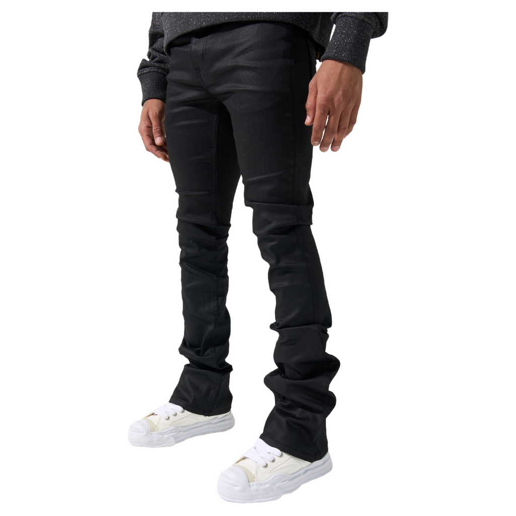 SERENEDE| CAVIAR STACKED JEANS