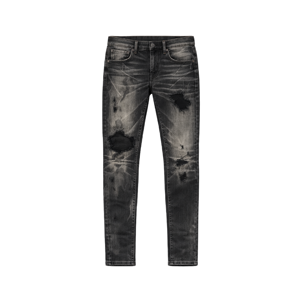 EMBELLISH| DAVID SKINNY GREY WASH JEANS