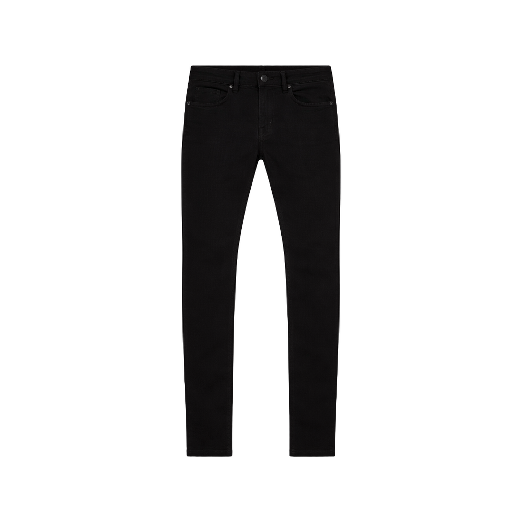 EMBELLISH| DAVID SKINNY JET BLACK JEANS