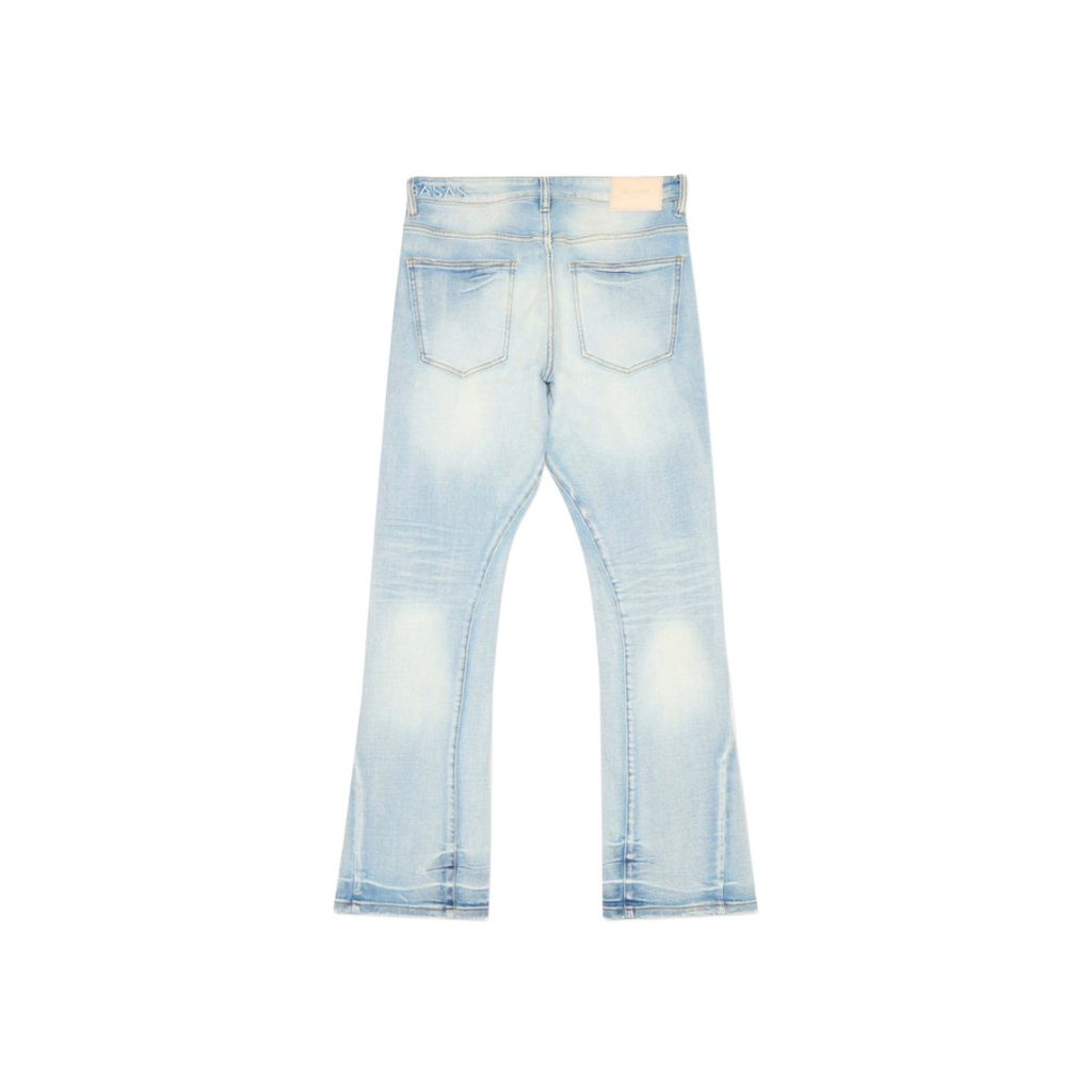 VALABASAS| MR.STACKED LIGHT WASH JEANS
