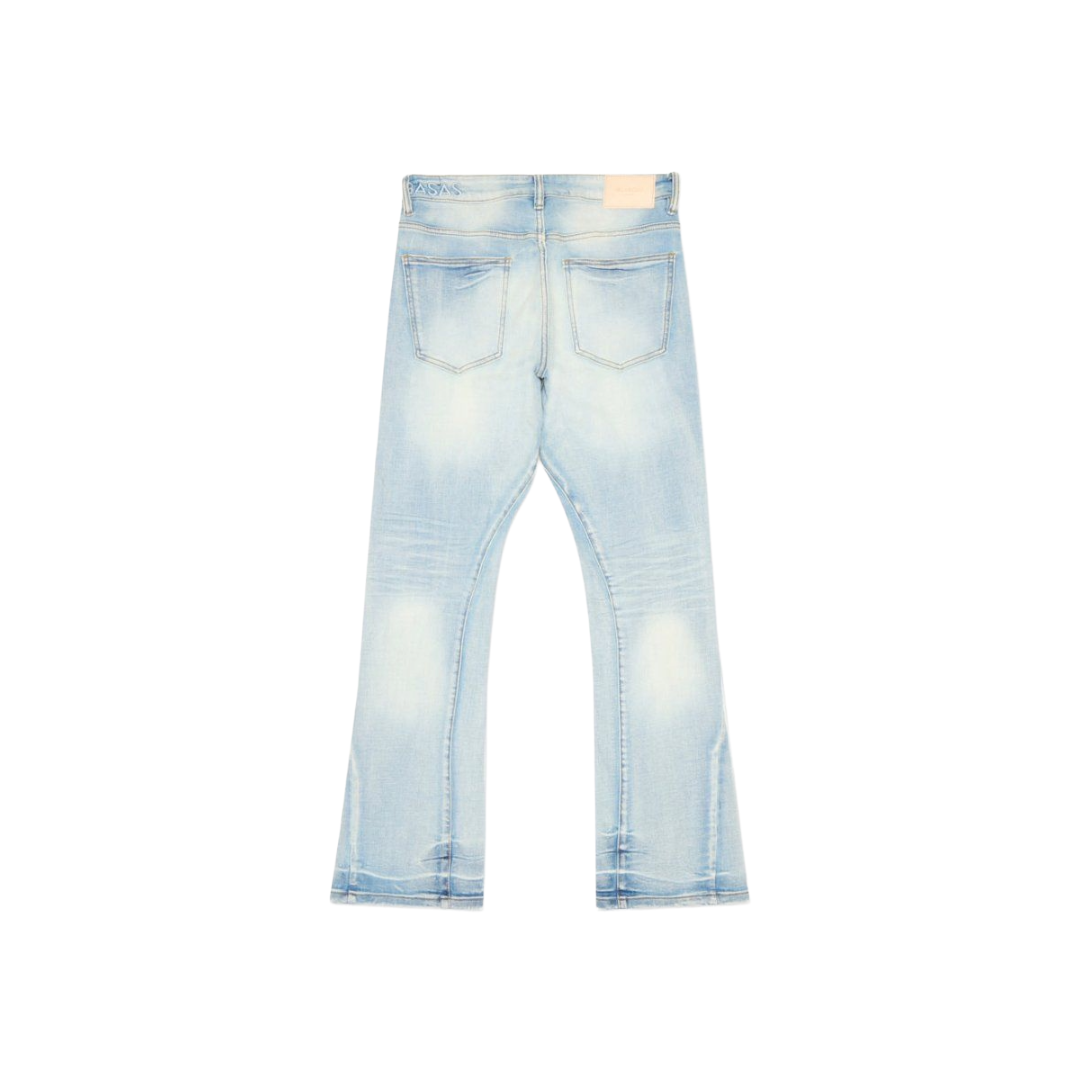 VALABASAS| MR.STACKED LIGHT WASH JEANS