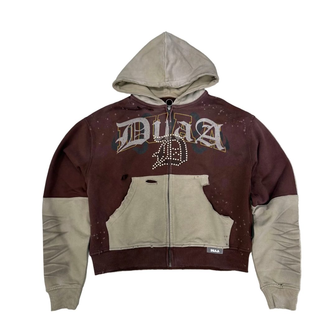 DUAA| FIG ZIP UP HOODIE