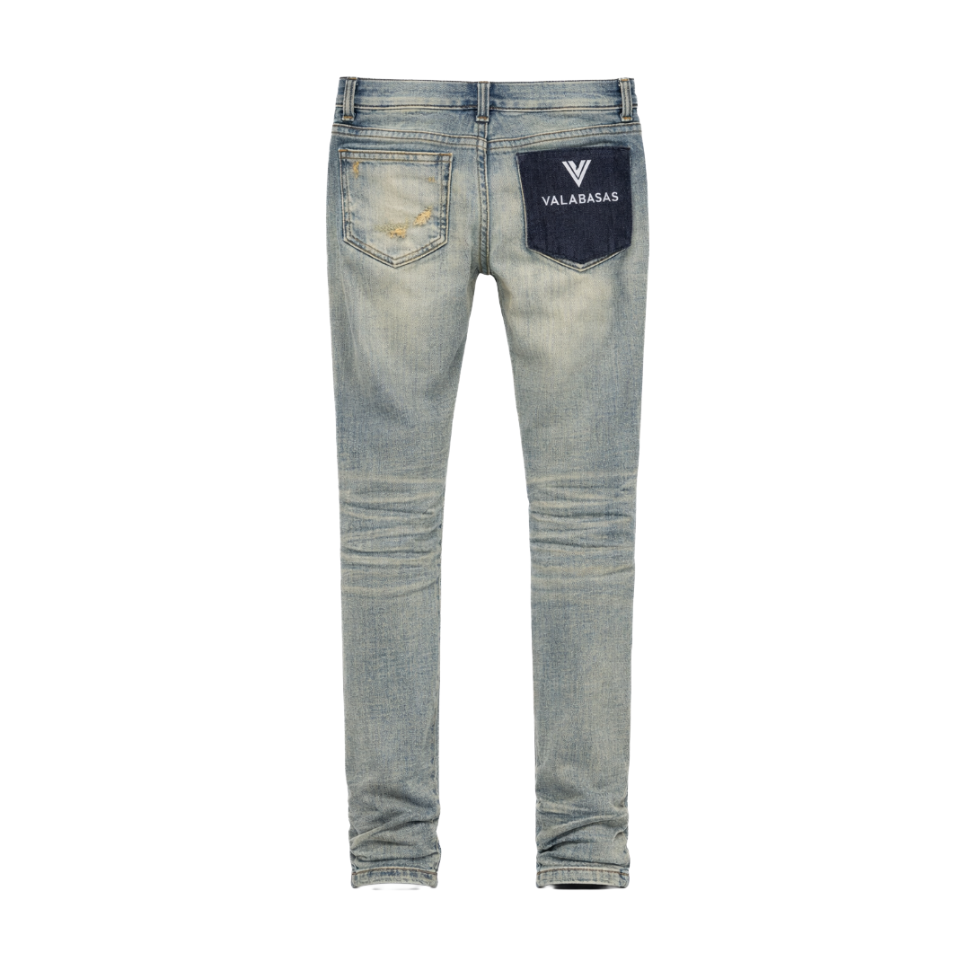VALABASAS| SLEDGE VINTAGE BLUE DENIM