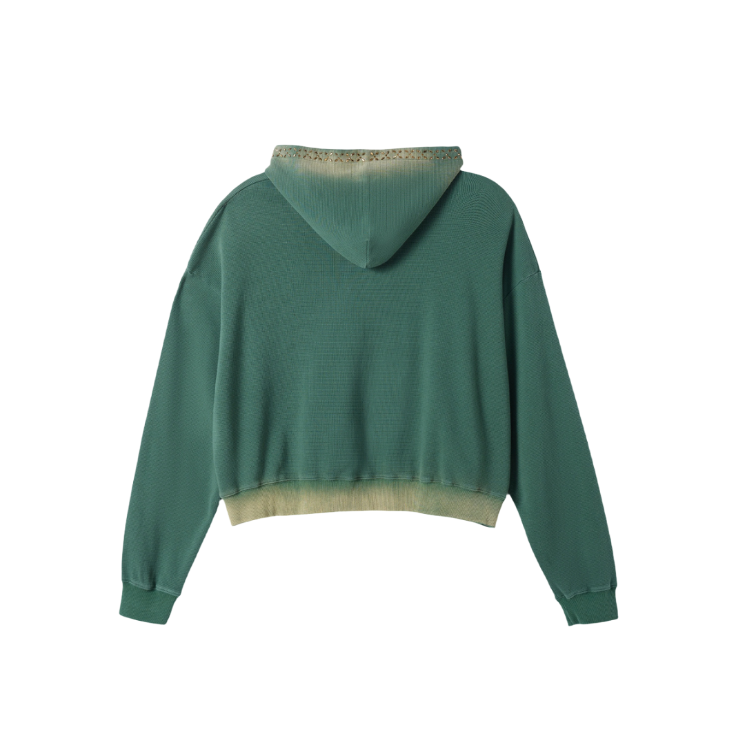 AZVA| STUDDED BOLT HOODIE