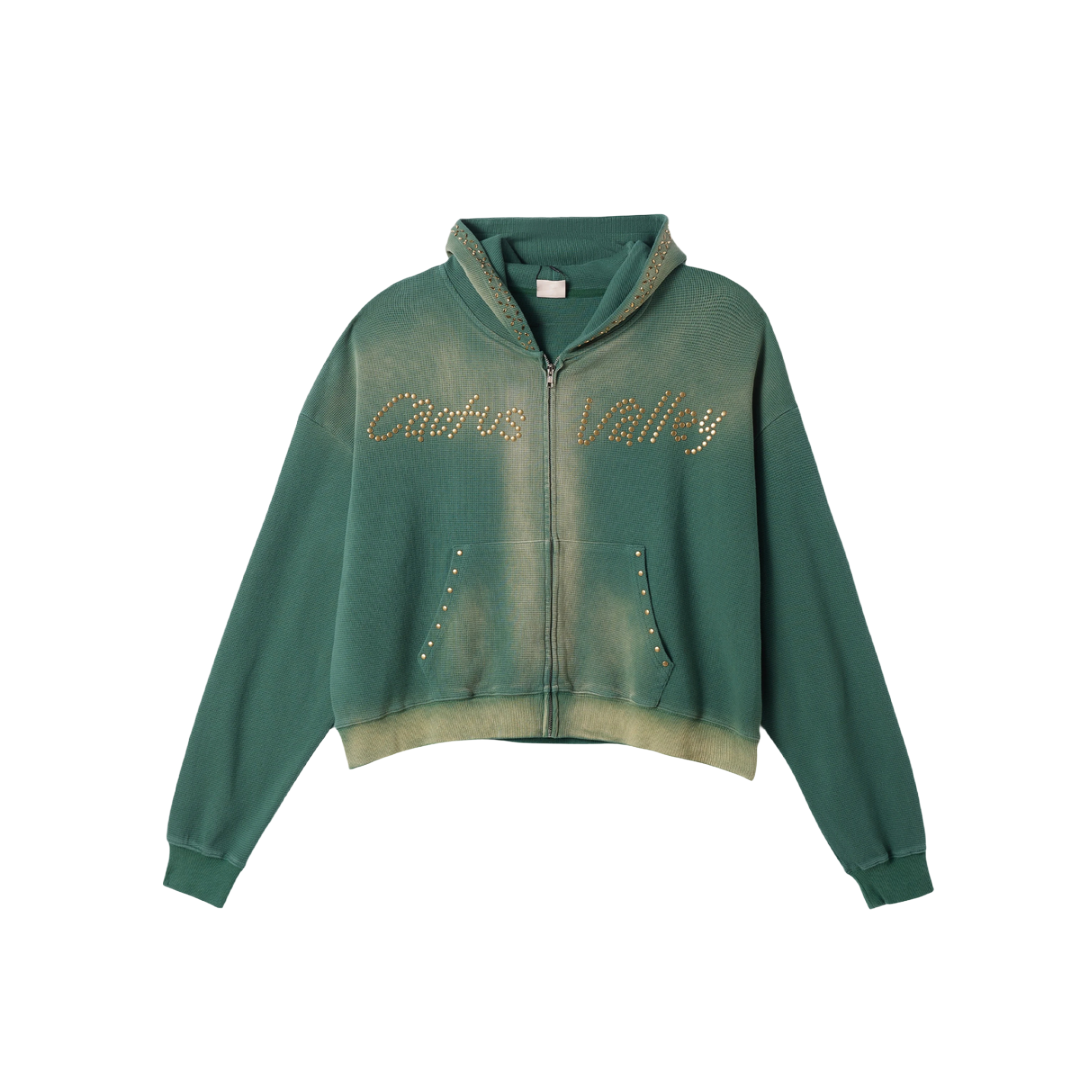 AZVA| STUDDED BOLT HOODIE