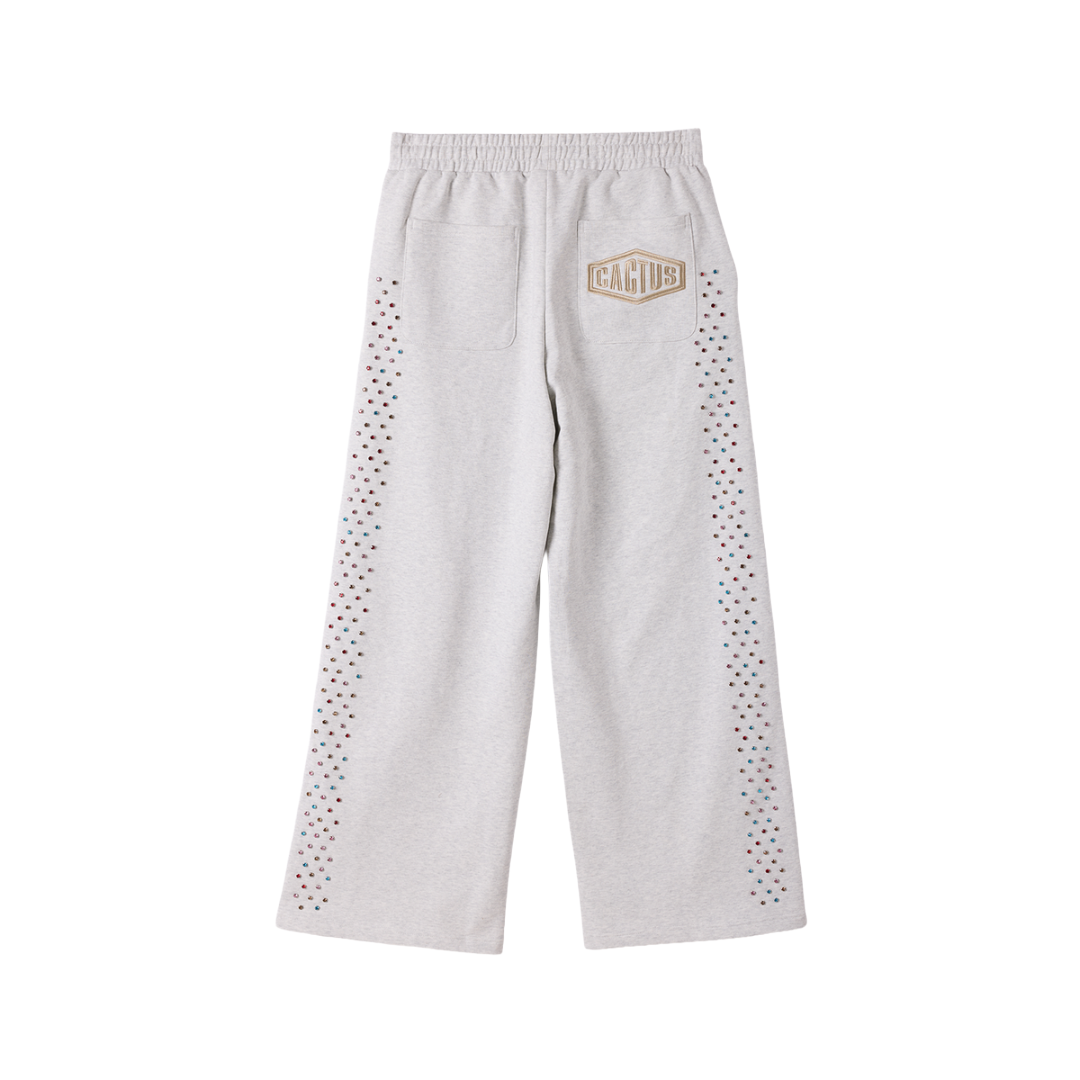 AZVA| CRYSTAL CACTUS SWEATS GREY