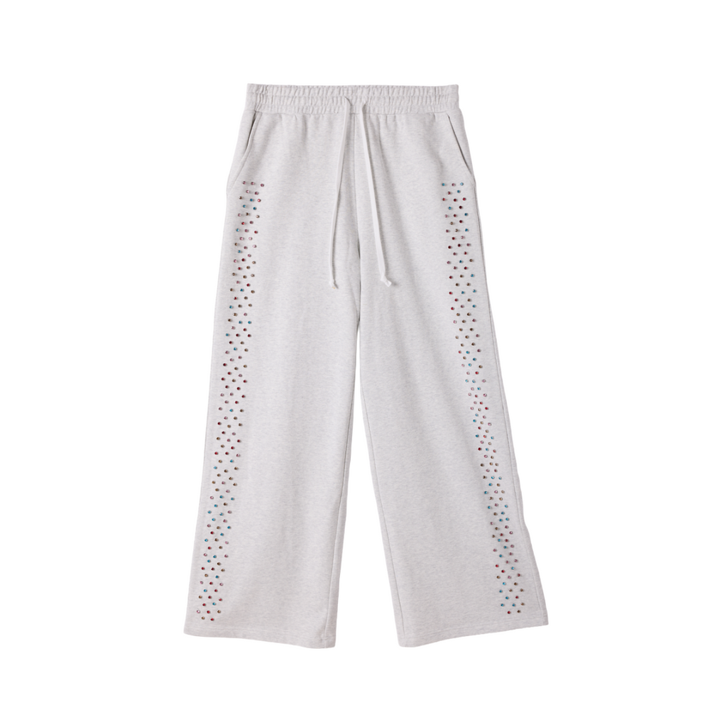 AZVA| CRYSTAL CACTUS SWEATS GREY