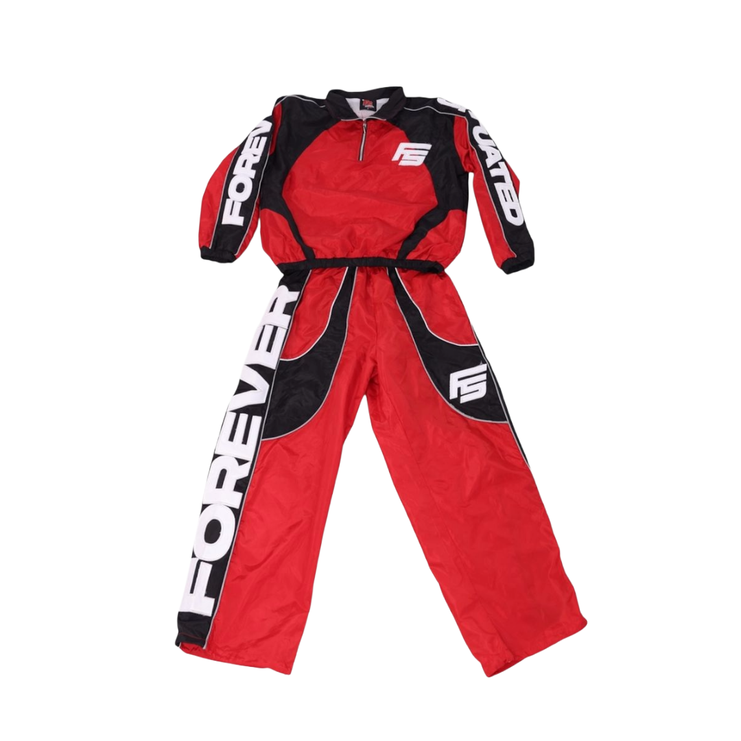 FOREVER SITUATED| FS TRACKSUIT RED