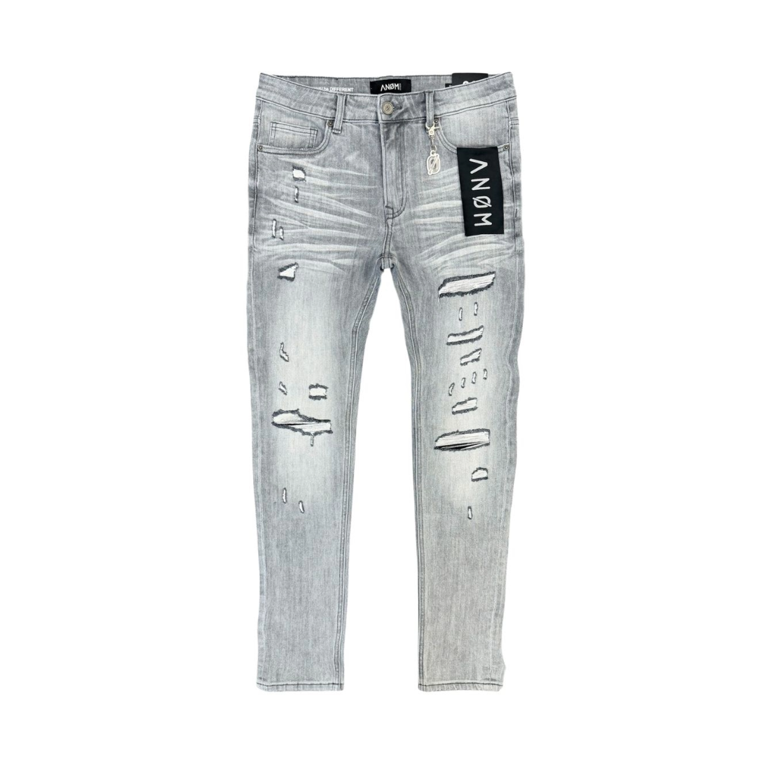 ANOM| MIRE LIGHT GREY WASH JEANS