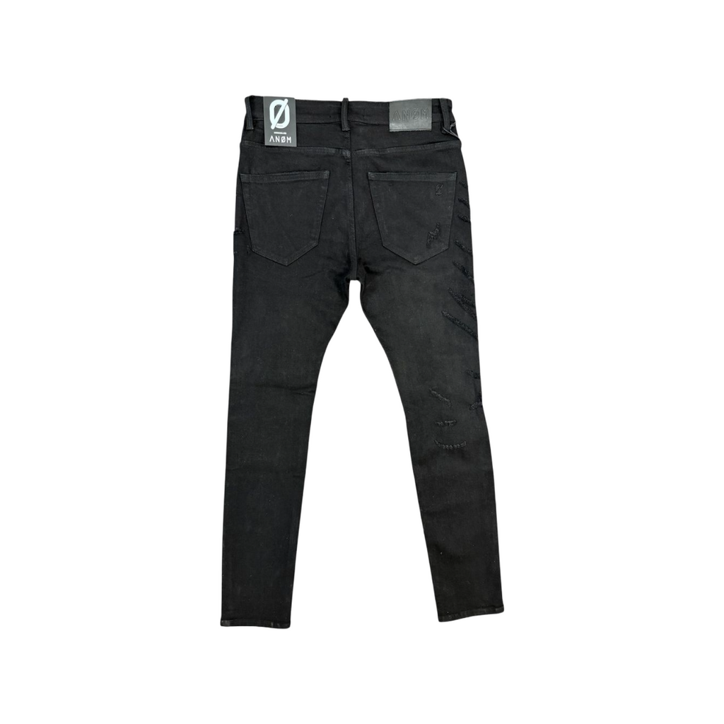 ANOM| CRYPTIC JET BLACK JEANS