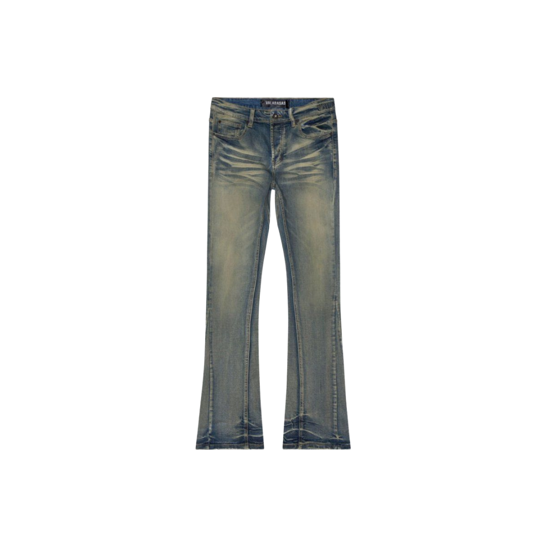 VALABASAS| MR STACKED MEDIUM VINTAGE JEANS