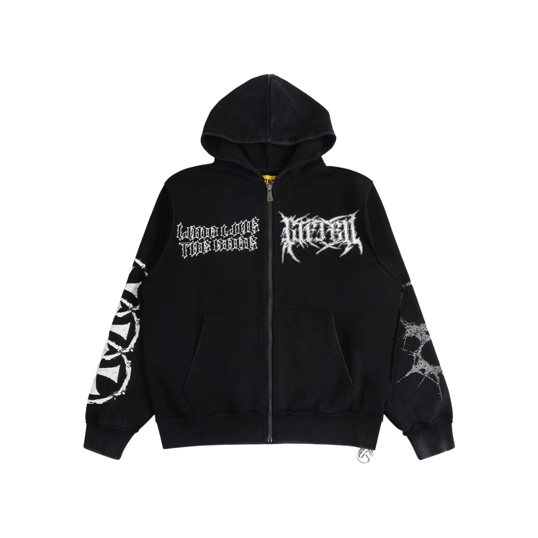 GFTD LA| RAGE BLACK HOODIE