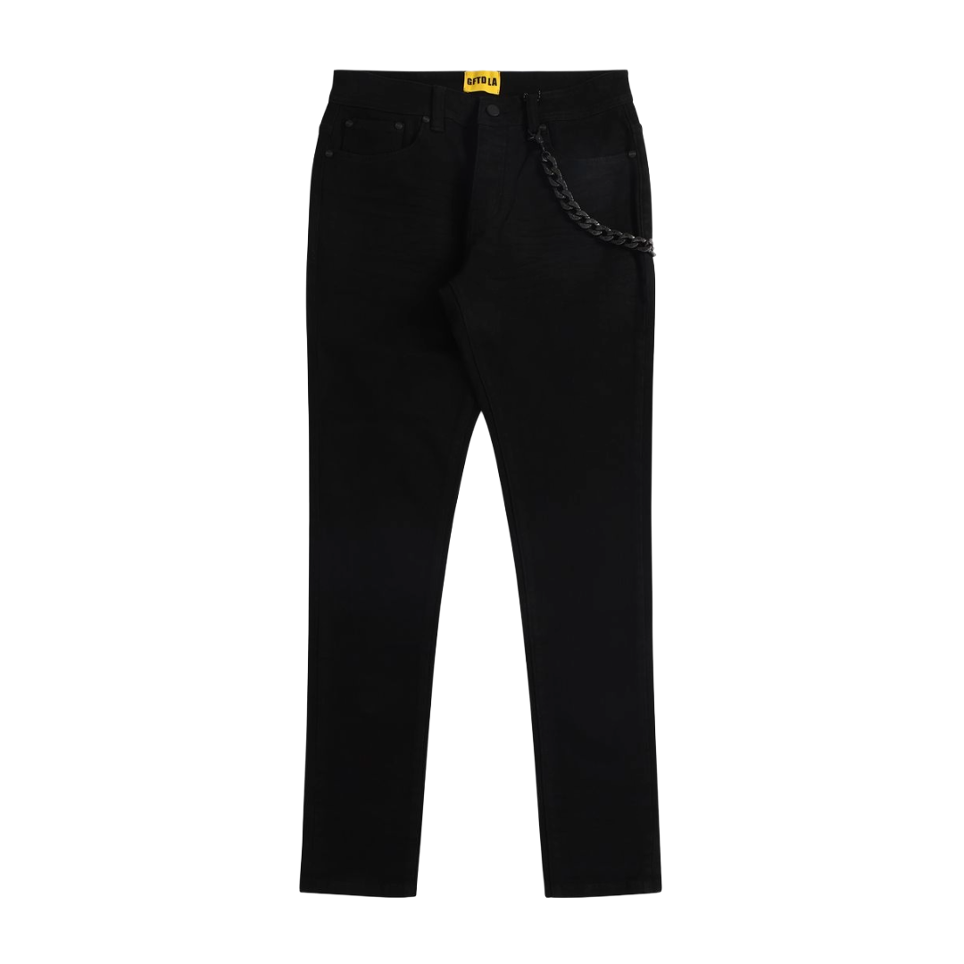 GFTD LA| DAVID JETT BLACK SKINNY DENIM