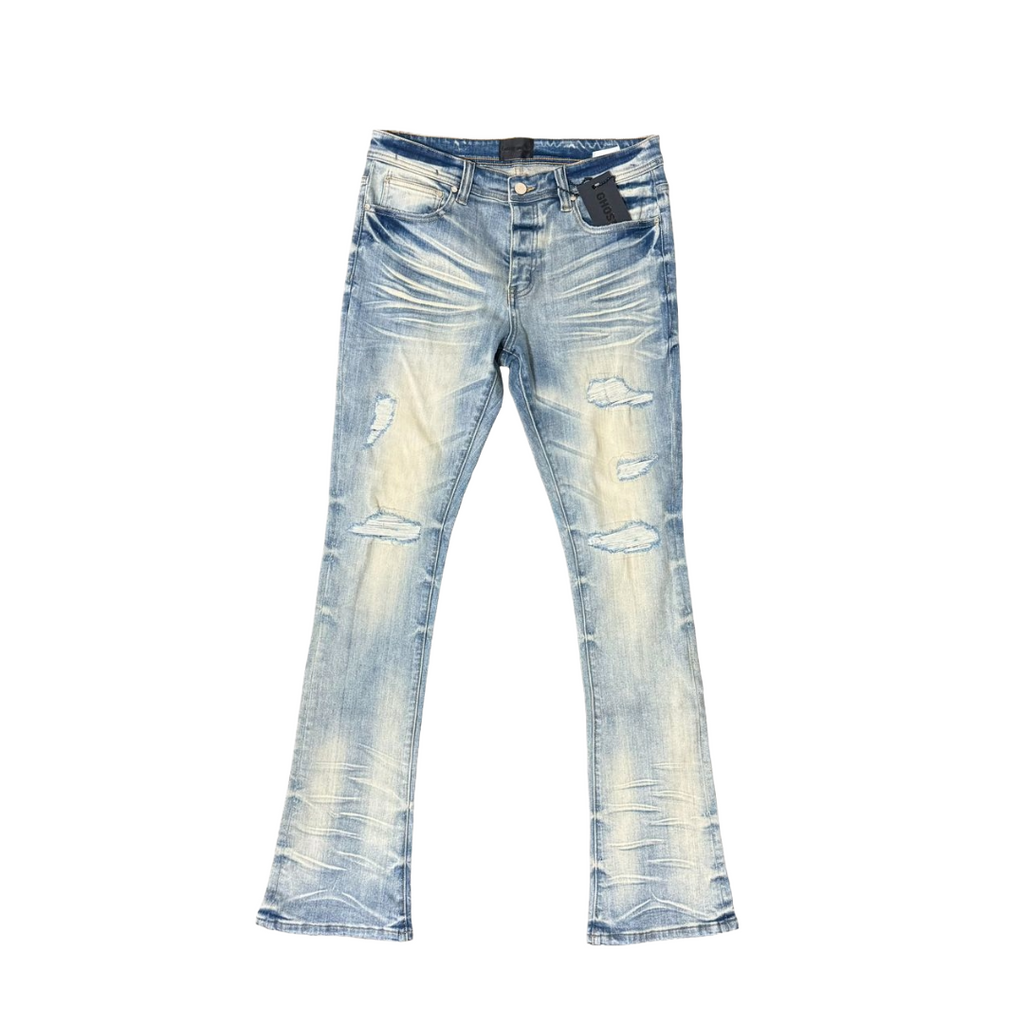 GHST WRLD| FROST FLARE JEANS ICE WASH