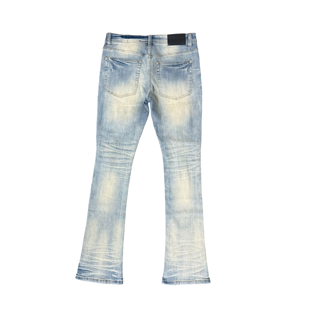 GHST WRLD| FROST FLARE JEANS ICE WASH