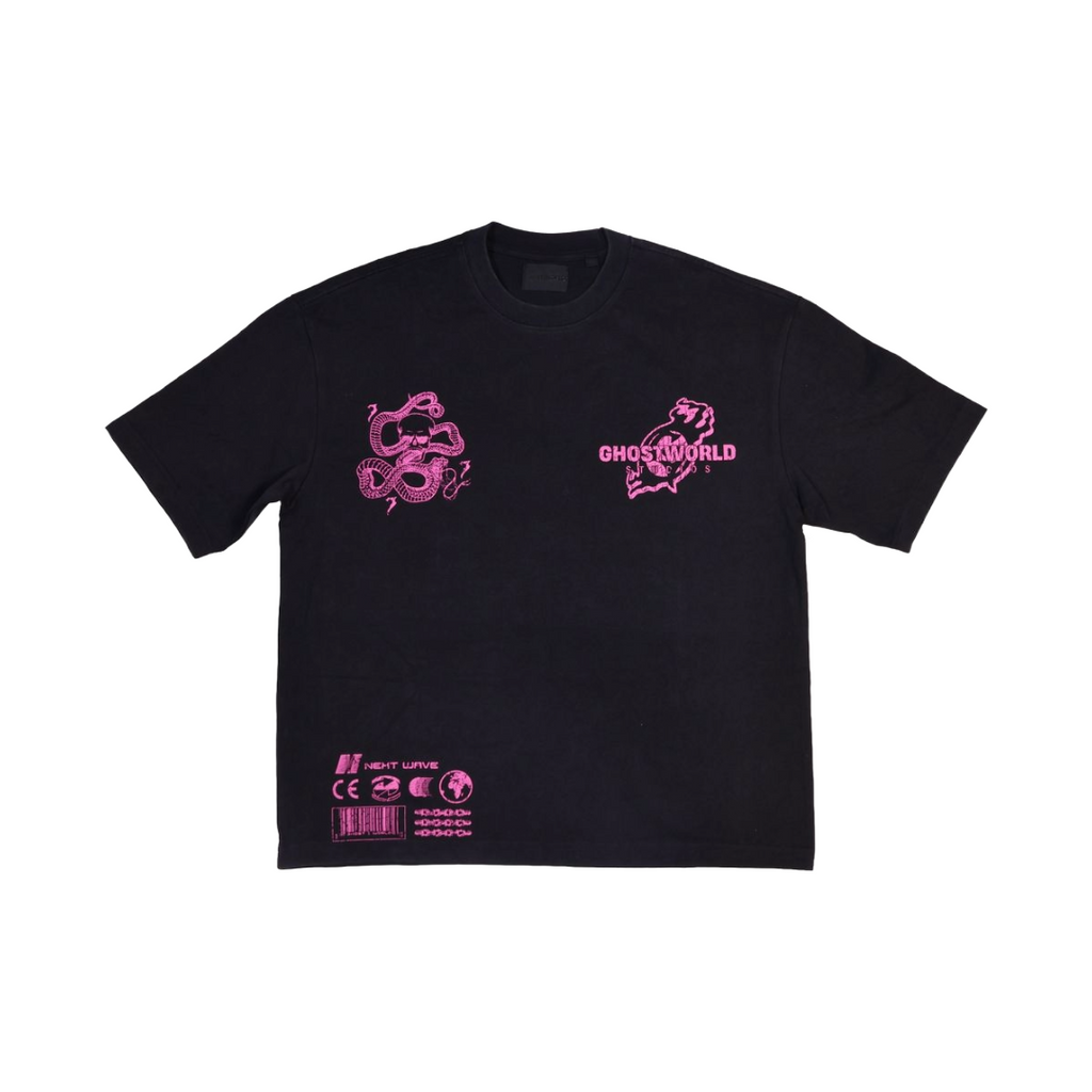 GHST WRLD| WORLD AT WAR TEE BLACK