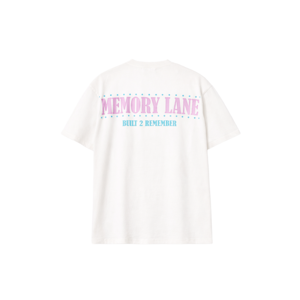 MEMORY LANE| UNFORGETTABLE SHIELD TEE ANTIQUE WHITE