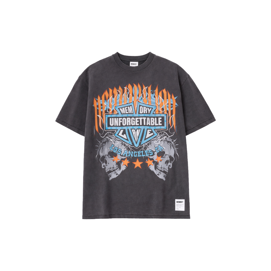 MEMORY LANE| UNFORGETTABLE SHIELD TEE VINTAGE WASH