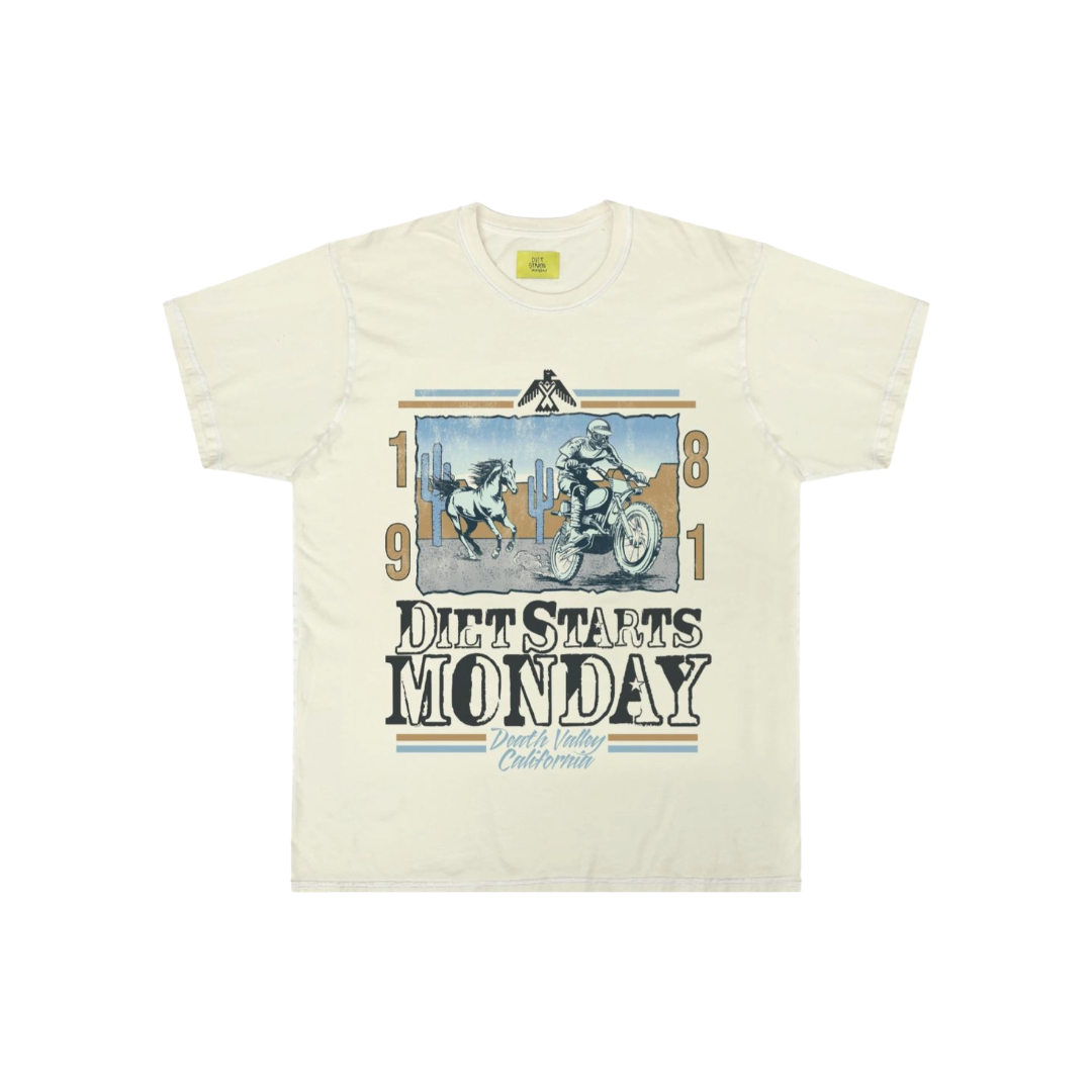 DSM| 81 RACING TEE ANTIQUE WHITE