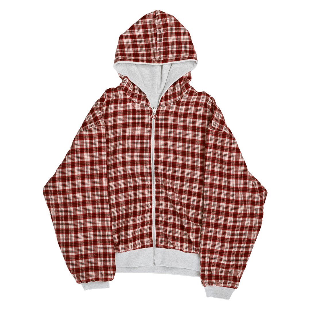 RED LETTERS| LOVE LETTERS SCATTERED ZIP UP HOODIE