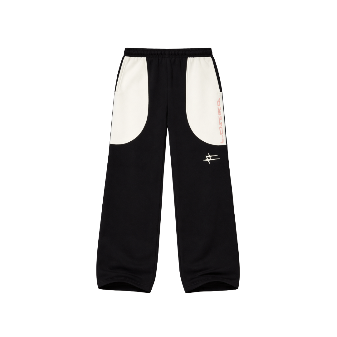 LOITER| JET STREAM SWEATPANTS BLACK