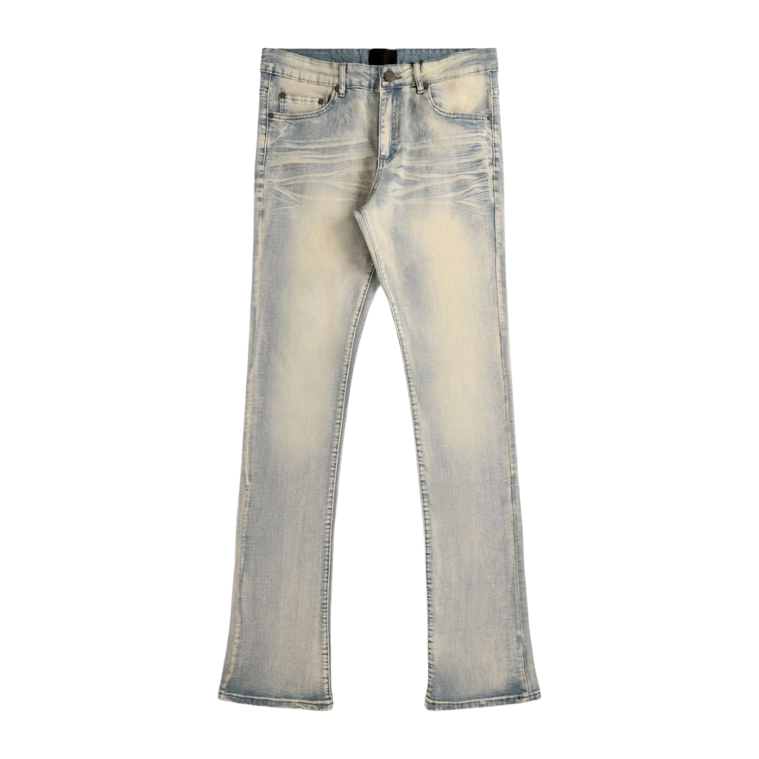 SUPPLY| DAVID STACKED JEANS LT WASH