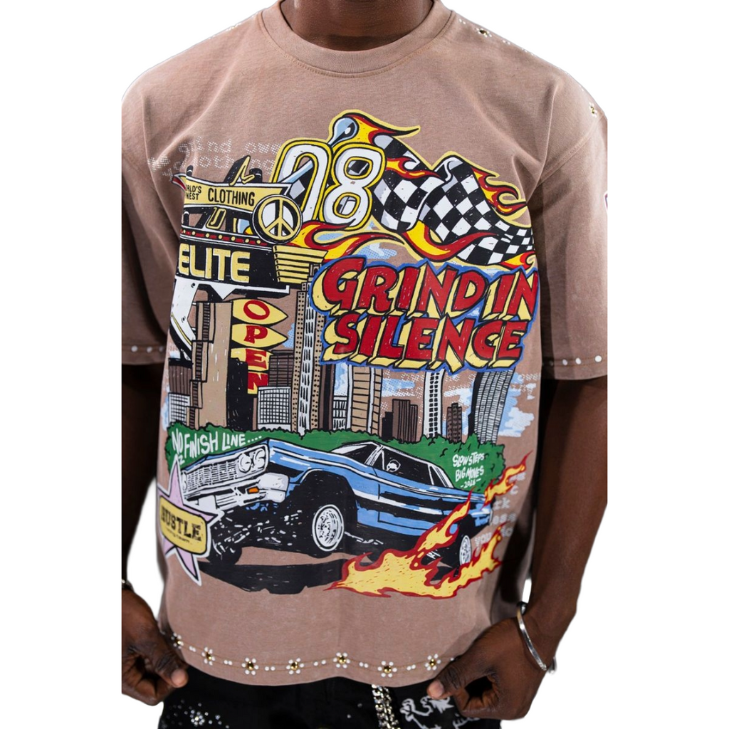 ELITE| MAYHEM TEE BROWN