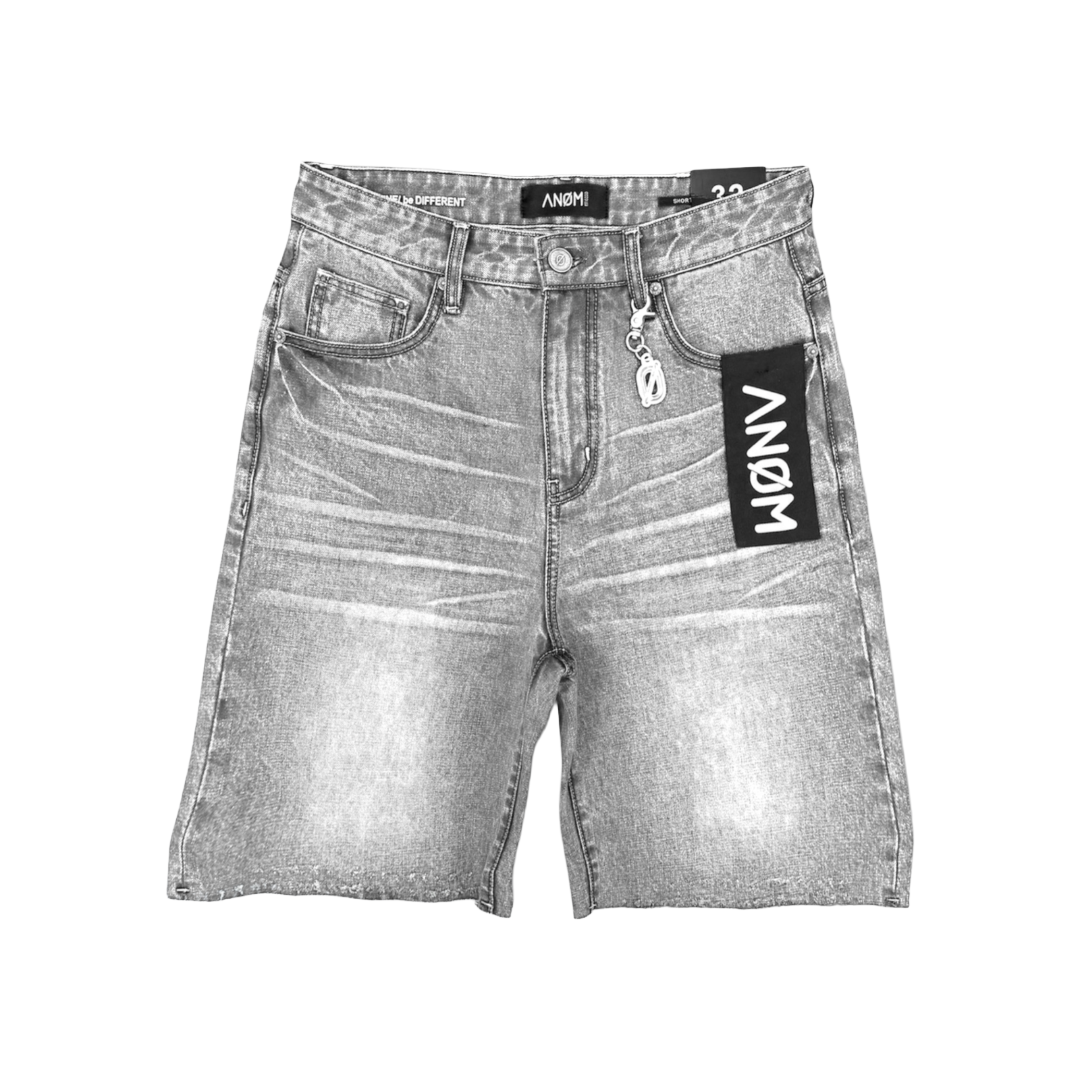 ANOM| FRAME DENIM SHORTS GREY