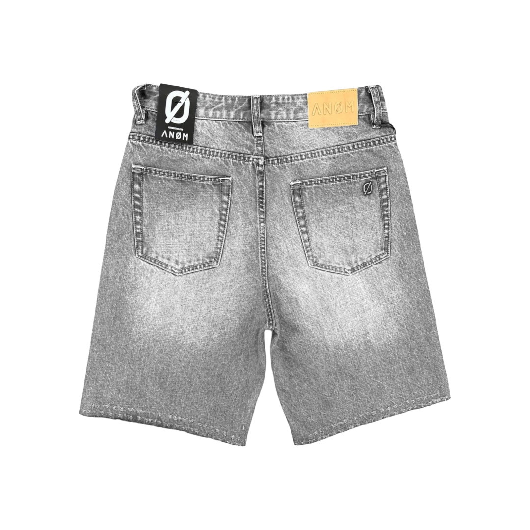 ANOM| FRAME DENIM SHORTS GREY