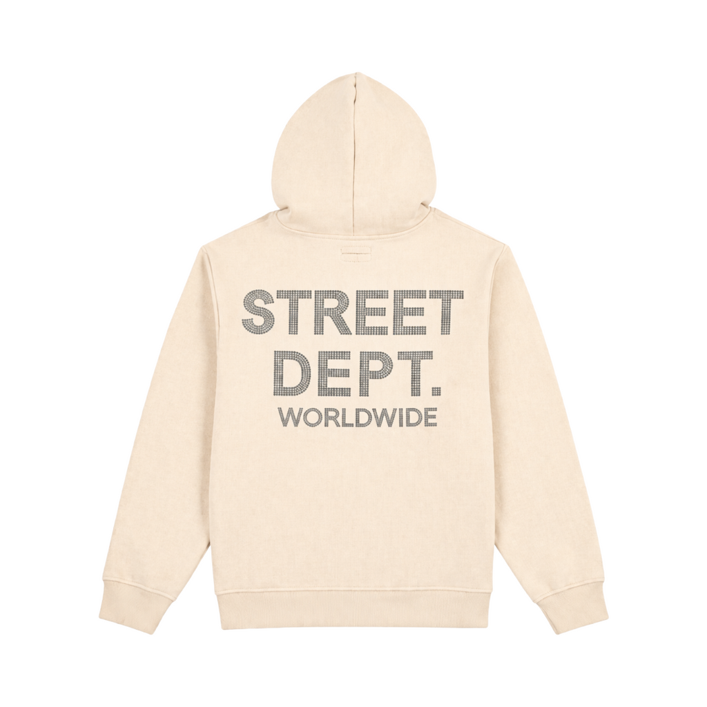 FWRD| KIDS CRYSTAL STREET DEPT HOODIE CREAM