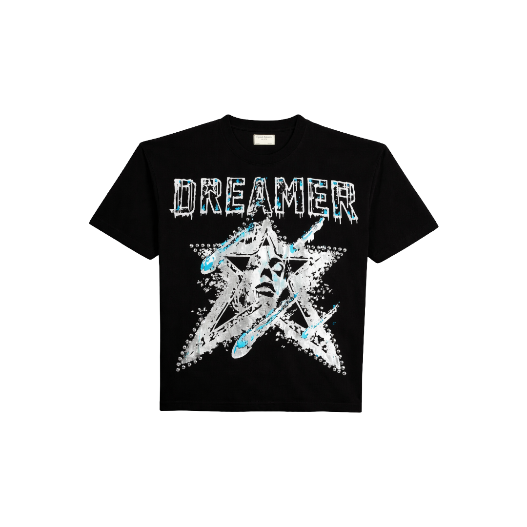 FWRD| KIDS DREAMER STAR TEE BLACK