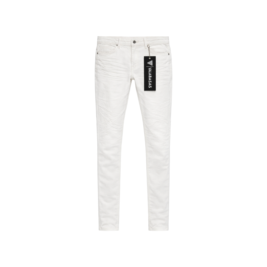 VALABASAS| REPAIR SKINNY WHITE JEANS
