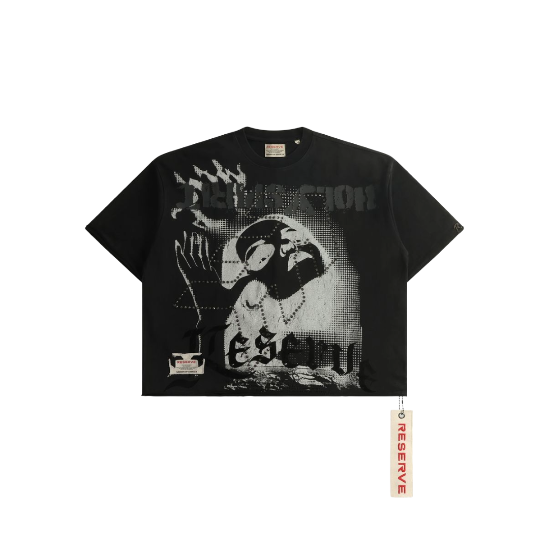 RESERVE| MASSAGE BLACK TEE
