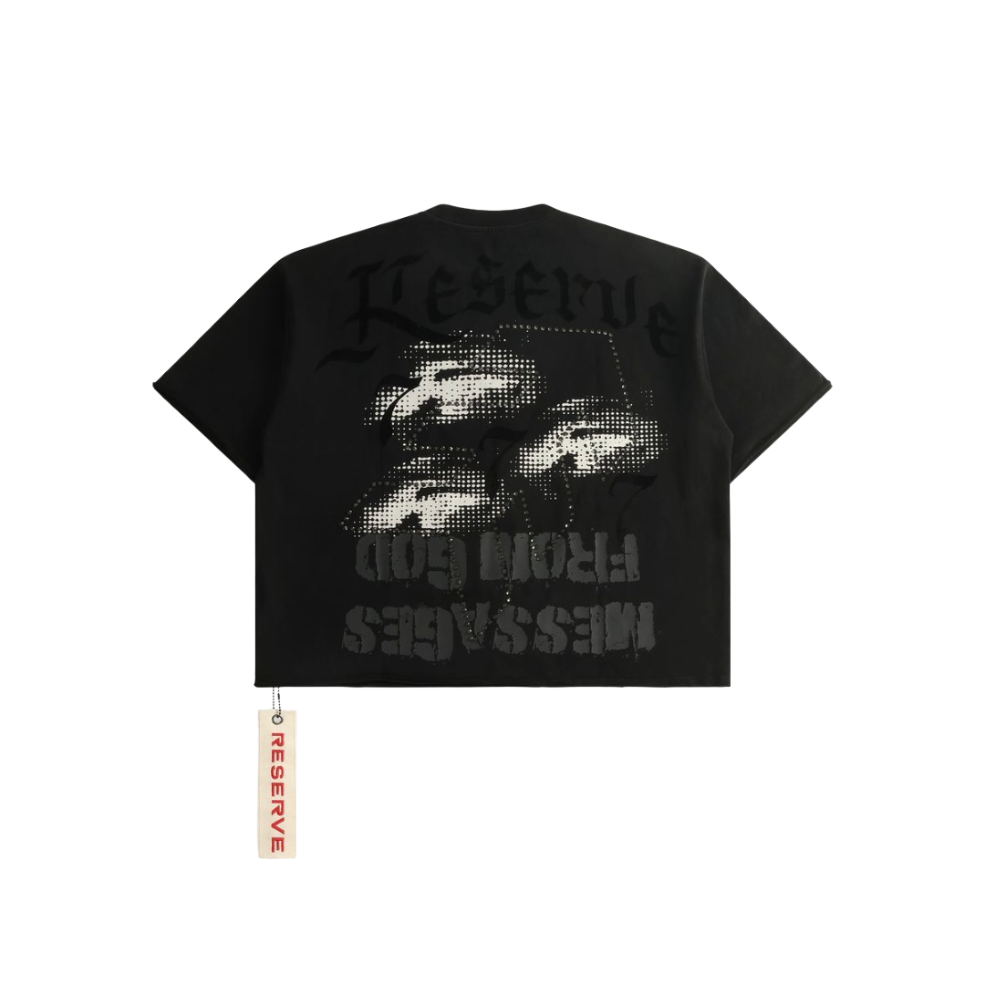 RESERVE| MASSAGE BLACK TEE