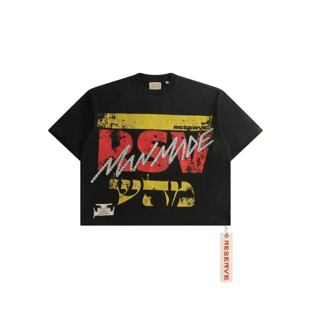 RESERVE| MAN MADE BLACK TEE