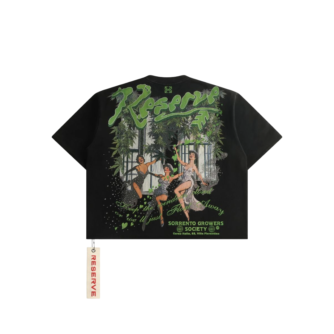 RESERVE| FLOAT AWAY BLACK TEE
