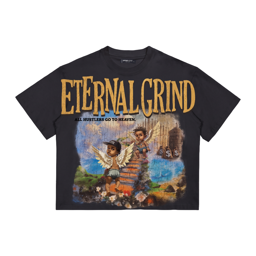 ROKU STUDIO| ETERNAL GRIND BOXY TEE