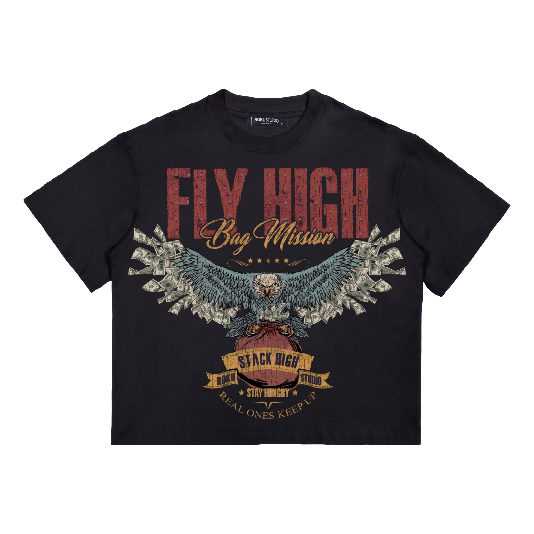 ROKU STUDIO| FLY HIGH BOXY TEE