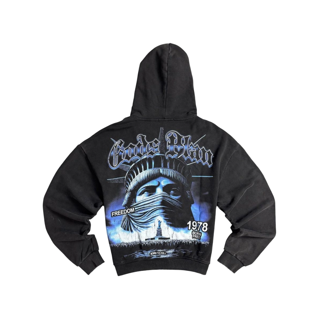 NME| MAZE HOODIE BLACK