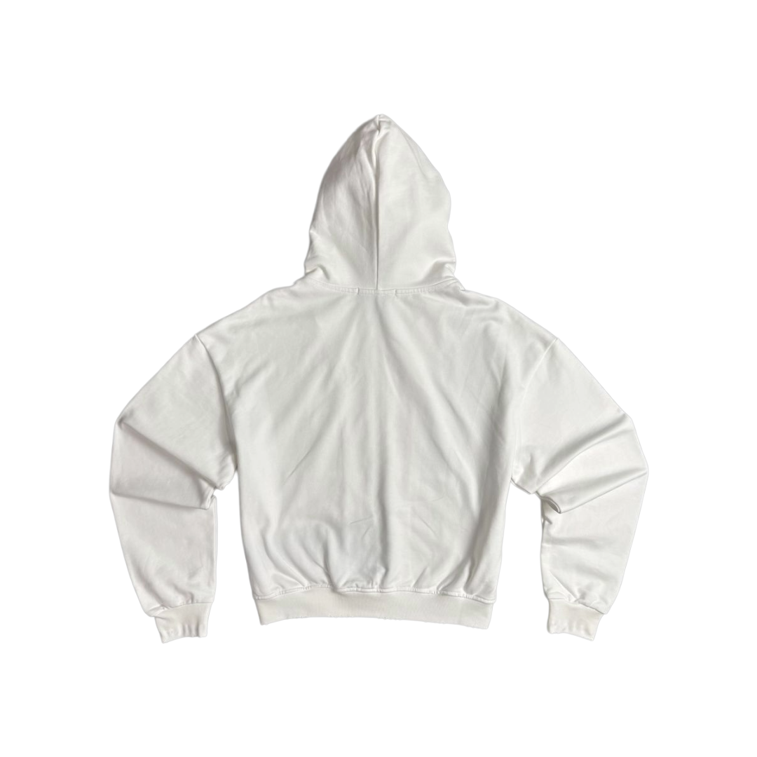 NME| MODE WHITE HOODIE