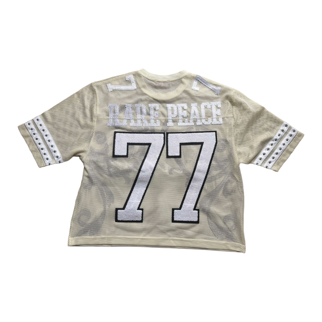 RARE PEACE| MESH JERSEY SET CREAM