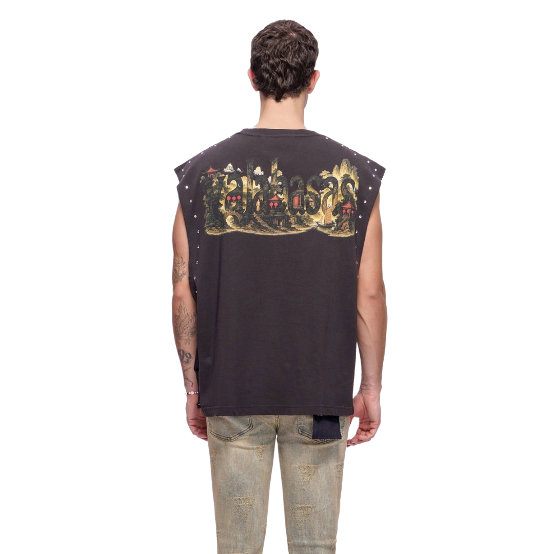 VALABASAS| EMBER GLYPH CUTOFF TEE