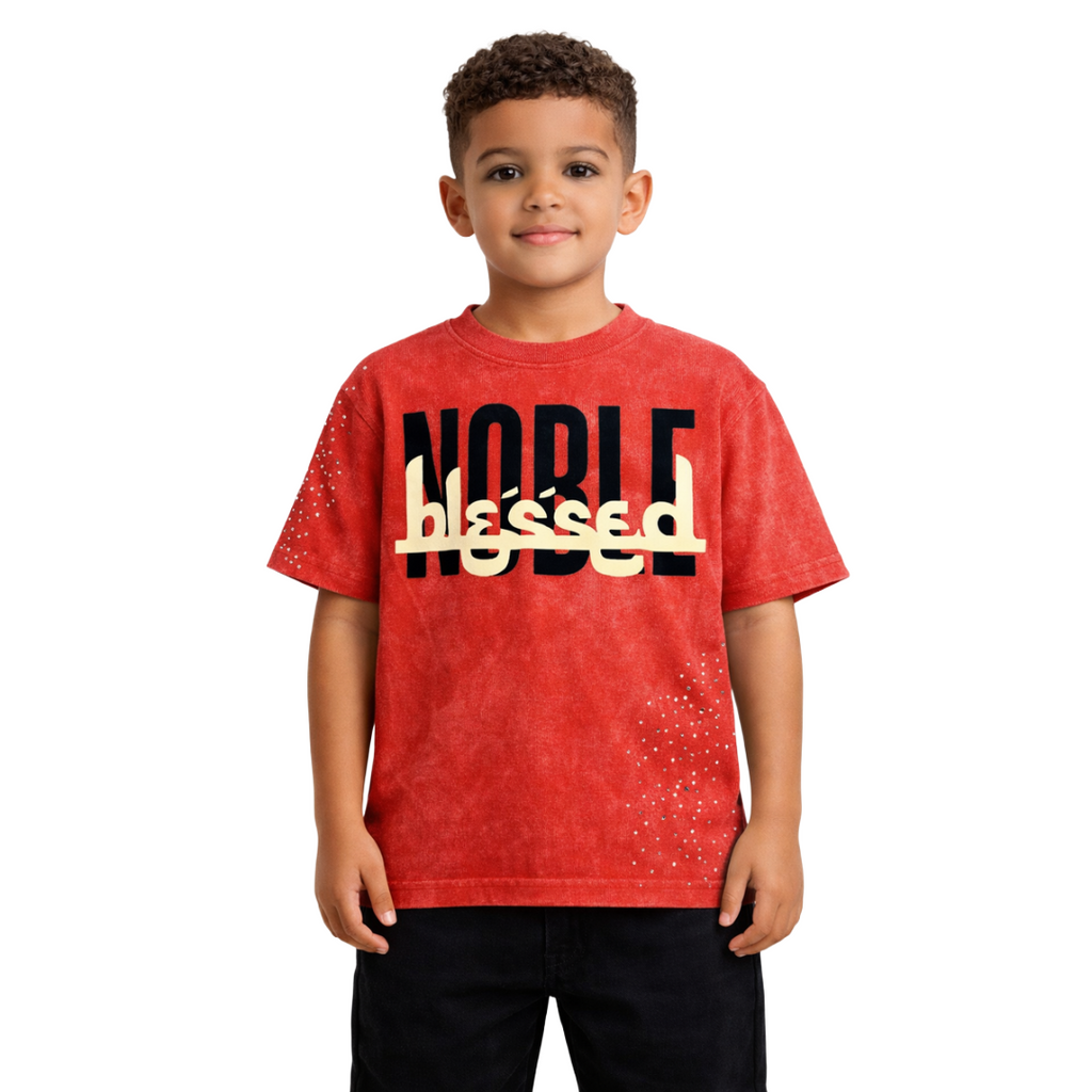 NOBLE| KIDS BLESSED TEE RED