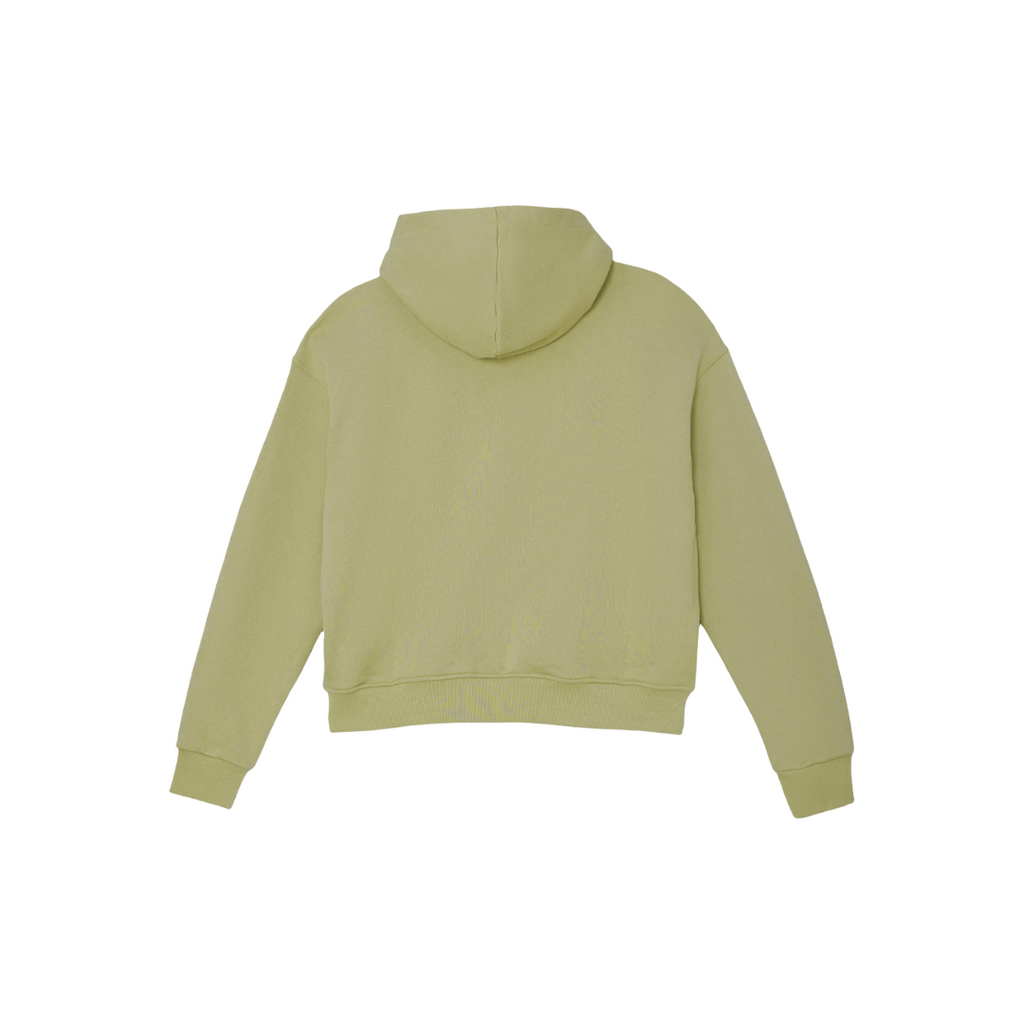 AZVA| CRYSTAL CACTUS ZIP HOODIE SAGE
