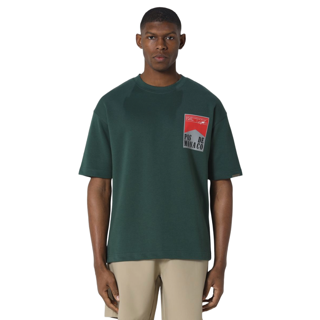 PAS DE MONACO| WRAPPER TEE GREEN