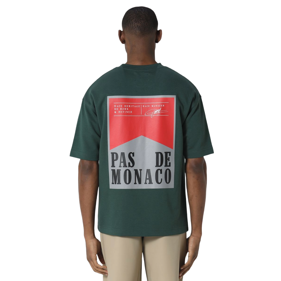 PAS DE MONACO| WRAPPER TEE GREEN