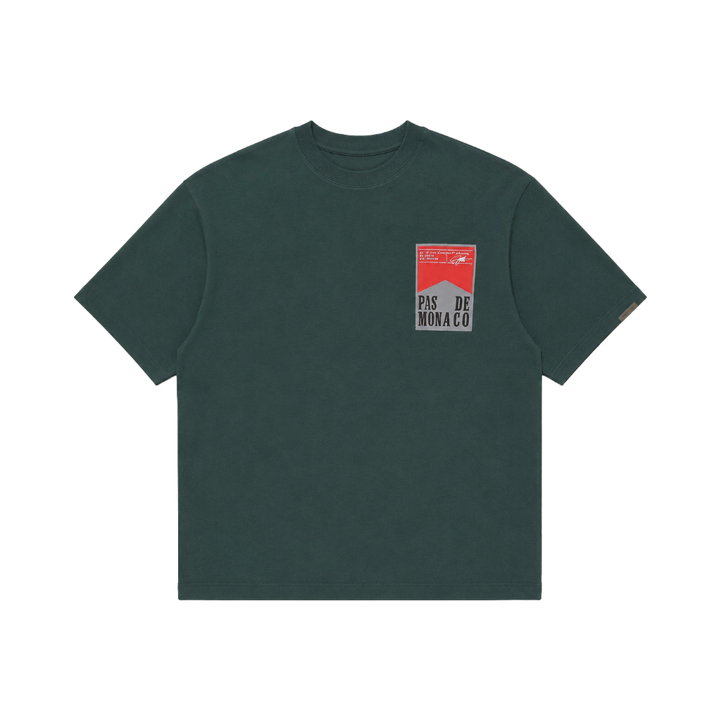 PAS DE MONACO| WRAPPER TEE GREEN