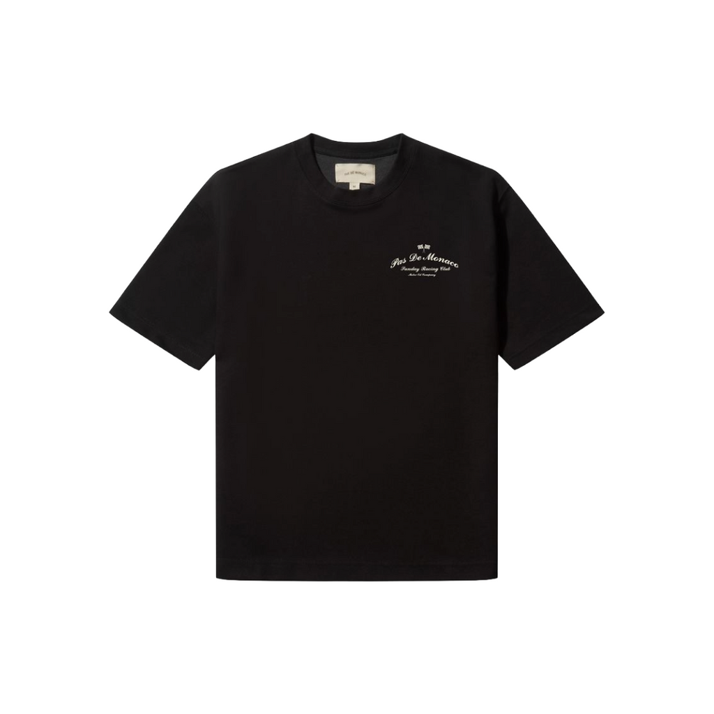 PAS DE MONACO| SLANTED TEE BLACK